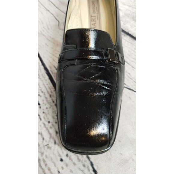 NART Excellence Made in Japan Pumps Low Chunky Heel  Size 6.5 Narrow (23.5 EEE) - Picture 7 of 10